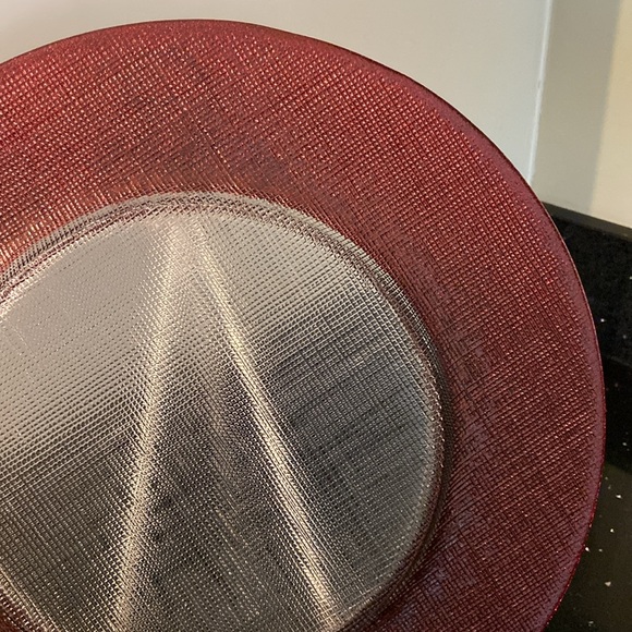 Christmas Large Glass Serving Tray Plate Platter Holiday Festive Vintage - Picture 7 of 14